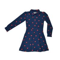 Baba Polokleid geometric blue, Bio