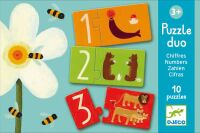 Djeco Puzzle Duo Zahlen 10 Puzzles