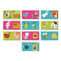 Djeco Puzzle duo Lebensraum grün 8164