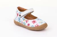 Froddo Ballerina weiß mit Blumen weich
