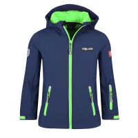 Trollkids Softshell Funktionsjacke navy/grün