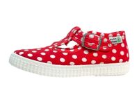 Natural World Ballerinas T-Modell dots Rojo