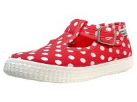 Natural World Ballerinas T-Modell dots Rojo