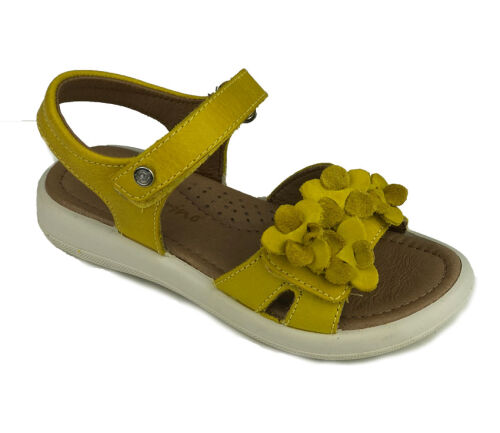 Naturino Mädchen Sandalen gelb mit Blumen