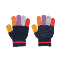 Maximo Fingerhandschuhe beschichtet navy/orange/lila