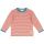 LP Langarm-shirt graul/orange gestreift, Bio