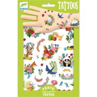 Djeco Tattoos happy spring hellgrün 9591