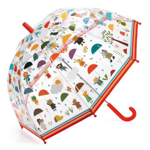 Djeco Regenschirm Tieren rot DD04809