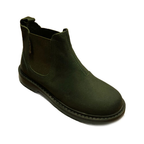Naturino Chelseaboots  darkgreen nubuk unisex