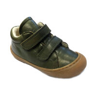 Naturino Lauflerner mit Klett darkgreen mit Wolle
