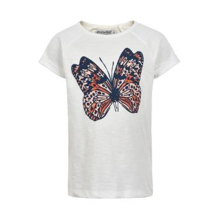 MN KA-Shirt weiß mit Schmetterling