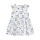 MT Kleid-Lochmuster weiß mit Blumen  98 (3J)