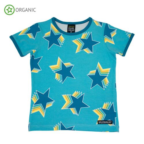 Villervalla Kurzarm-shirt Sterne riviera