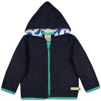 Loud + Proud Baumwollfleecejacke navy Robbe, Bio