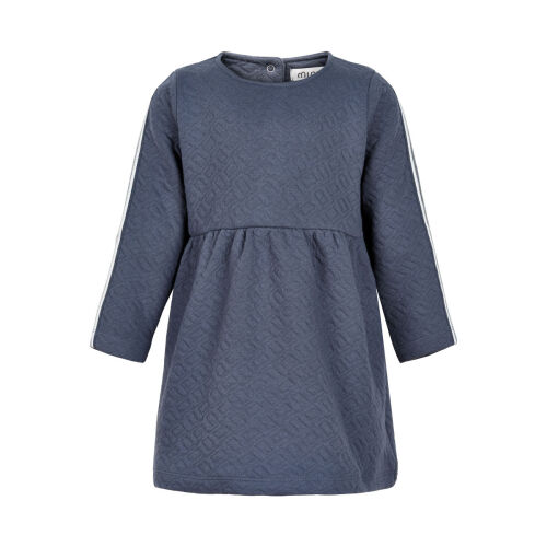Minymo Stepp-Kleid dark grey/lurex