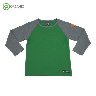 VV Langarm-shirt mit Stern clover/grey 140