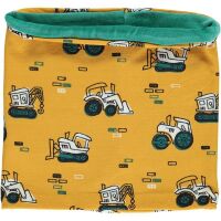 Maxomorra Schlauchschal-Velour Bagger senf, Bio