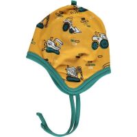 Maxomorra Babyhaube Bagger senf, Bio