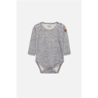 Hust & Claire Langarm-Body Sweat navy/weiß...