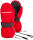 Didriksons Schneehandschuhe Biggles 314 Chili Red mit zip