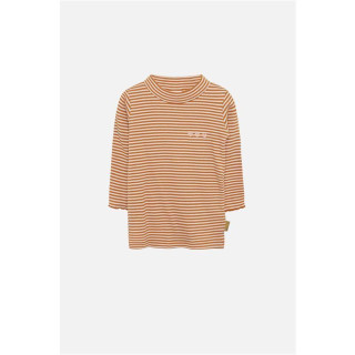 HC Langarm-shirt Rip orange/weiß gestreift 116 (6J)
