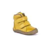 Froddo Lauflernschuhe/Winterschuhe Wolle mit klett gelb