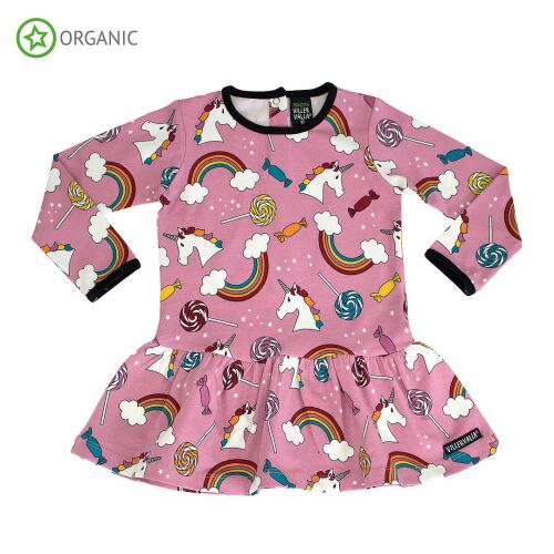 Villervalla Kleid LA  Einhorn sorbet