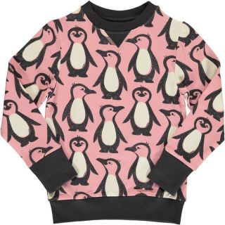 MM Sweatshirt Pinguin pink, BIO