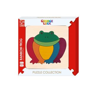 Hape Puzzle collection Regenbogen Frosch