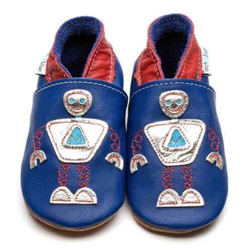 Inch Blue Lederpatschen Roboter navy