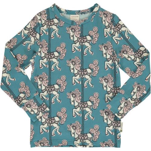 Maxomorra Langarm-Shirt Merry-go-Round, BIO