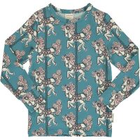 Maxomorra Langarm-Shirt Merry-go-Round, BIO
