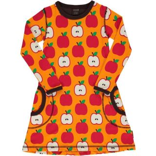 MM Langarm-Kleid mit Taschen classic Apples, Bio