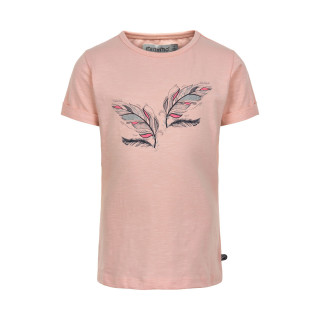 MN Kurzarm-Shirt Federn rosa 104 (4J)