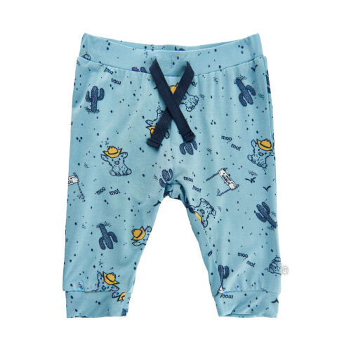 Minymo Babyhose hellblau Kaktus, Viskose
