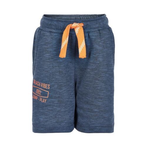 Minymo kurze Sweathose blau oranges Band