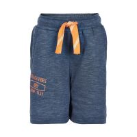 Minymo kurze Sweathose blau oranges Band