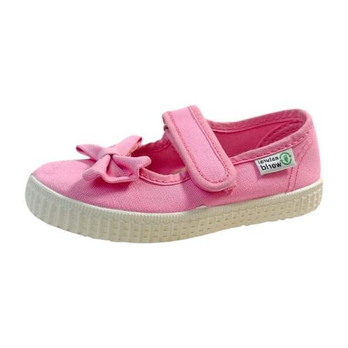 Natural World Ballerinas W56060 pink mit Masche