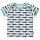 Loud + Proud Kurzarm-Shirt Krokodile/navy, Bio