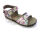 Naturino Mädchen Sandalen mit Schnalle weiss mit Blumen