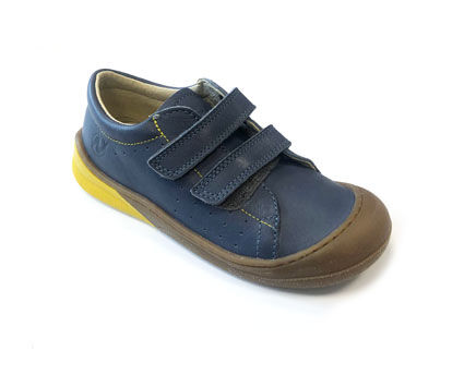 Naturino Halbschuhe Gabby mit Klett celeste/gelb