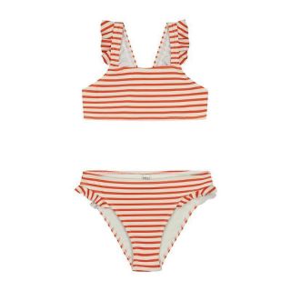 Shiwi Bikini orange/weiss 128