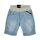 Villervalla relaxed Caprihose Light wash